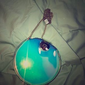 Opal, clear purse